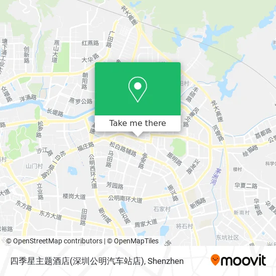 四季星主题酒店(深圳公明汽车站店) map