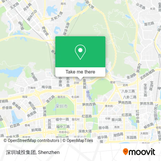 深圳城投集团 map