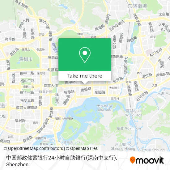 中国邮政储蓄银行24小时自助银行(深南中支行) map
