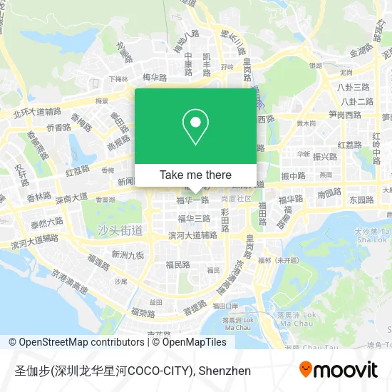 圣伽步(深圳龙华星河COCO-CITY) map