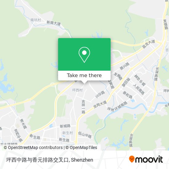 坪西中路与香元排路交叉口 map