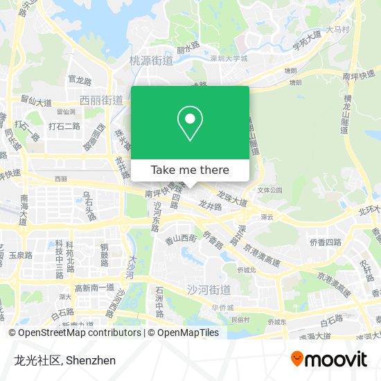 龙光社区 map