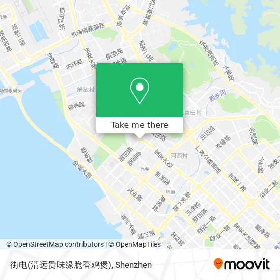 街电(清远贵味缘脆香鸡煲) map