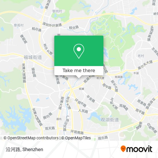 沿河路 map