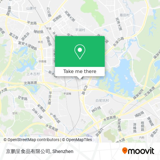京鹏呈食品有限公司 map