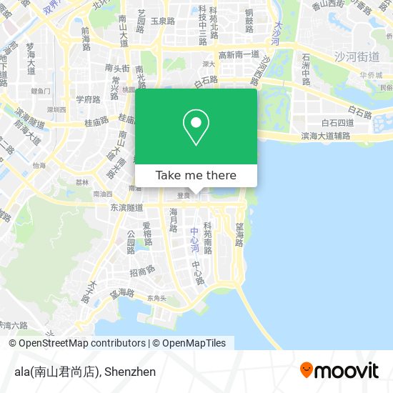 ala(南山君尚店) map