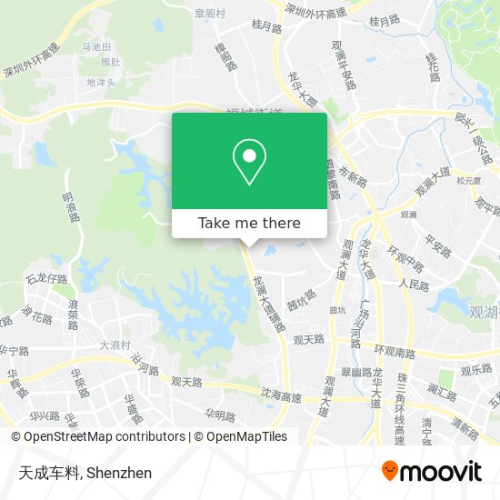 天成车料 map