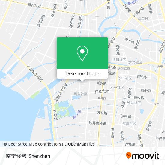 南宁烧烤 map
