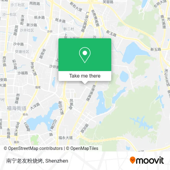 南宁老友粉烧烤 map