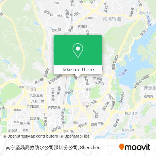 南宁坚鼎高效防水公司深圳分公司 map