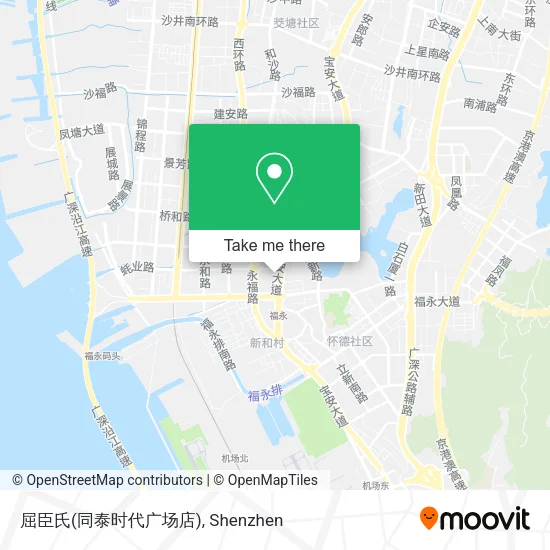 屈臣氏(同泰时代广场店) map