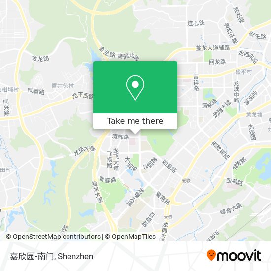 嘉欣园-南门 map