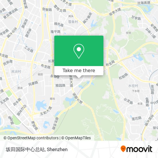 坂田国际中心总站 map