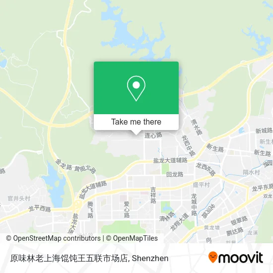 原味林老上海馄饨王五联市场店 map
