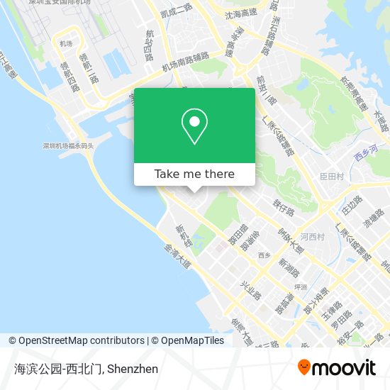 海滨公园-西北门 map