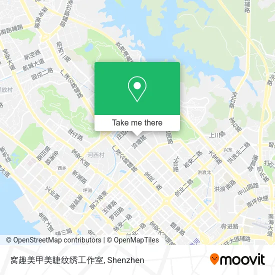 窝趣美甲美睫纹绣工作室 map