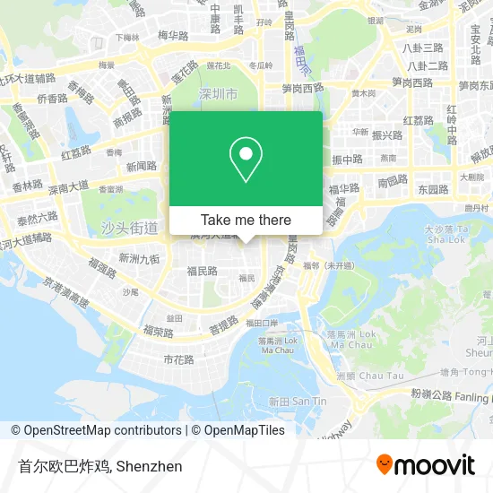 首尔欧巴炸鸡 map