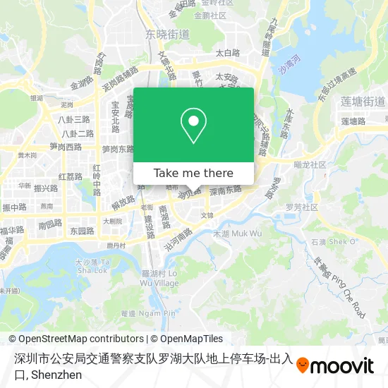 深圳市公安局交通警察支队罗湖大队地上停车场-出入口 map