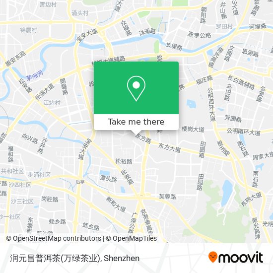 润元昌普洱茶(万绿茶业) map