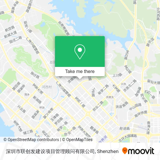 深圳市联创发建设项目管理顾问有限公司 map