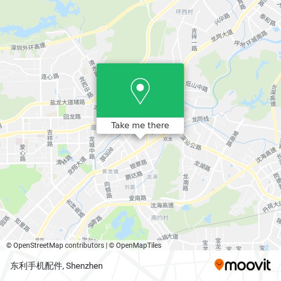 东利手机配件 map