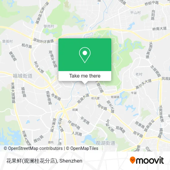 花果鲜(观澜桂花分店) map