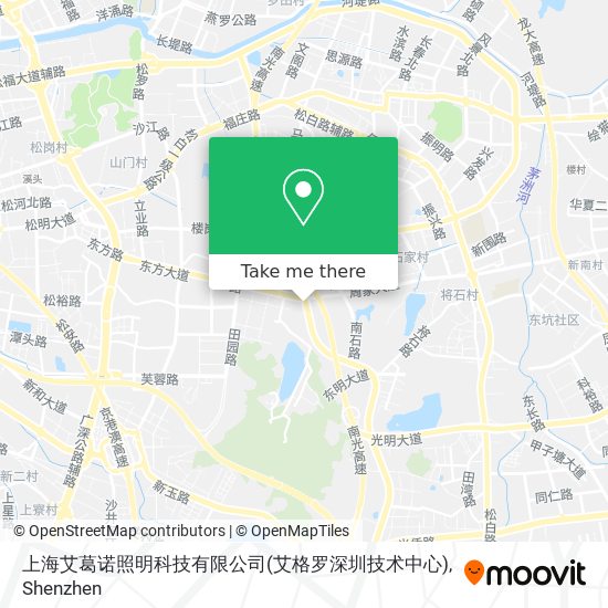 上海艾葛诺照明科技有限公司(艾格罗深圳技术中心) map