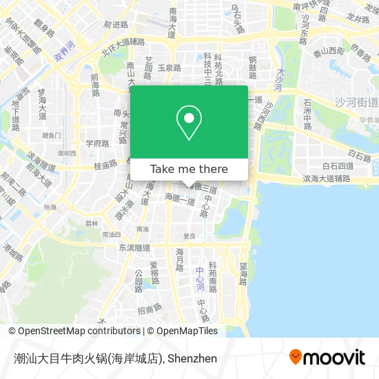 潮汕大目牛肉火锅(海岸城店) map