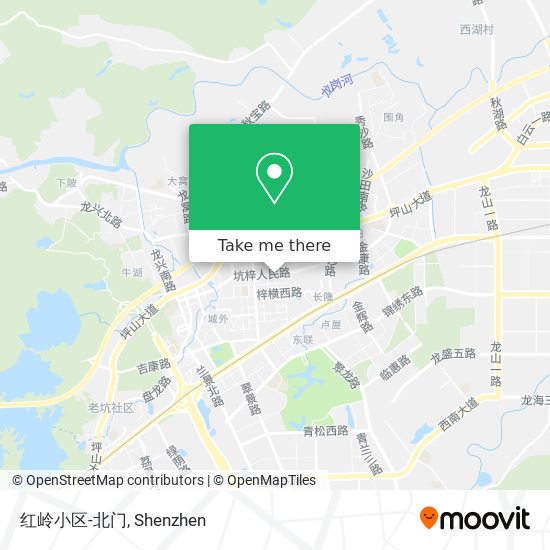 红岭小区-北门 map