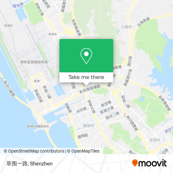 草围一路 map