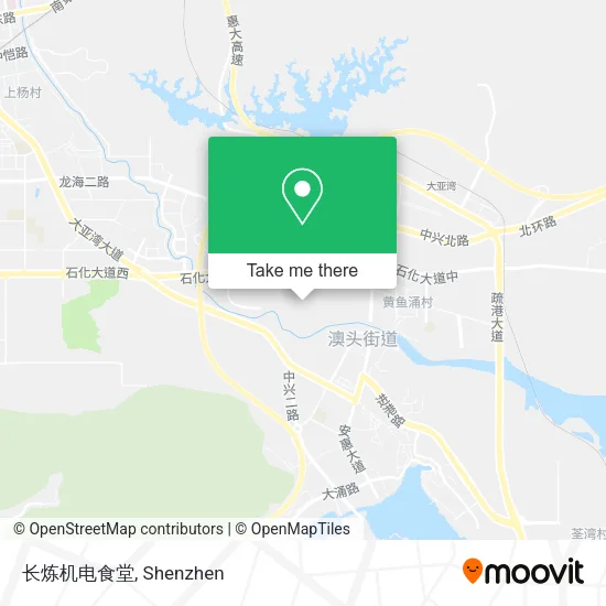 长炼机电食堂 map