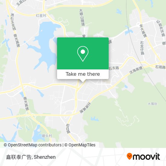 鑫联泰广告 map
