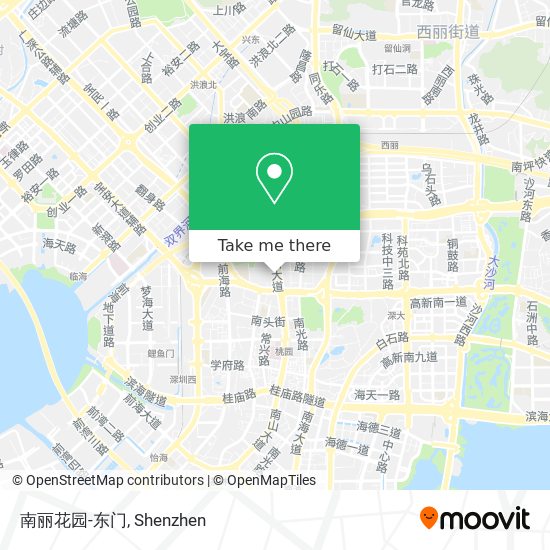 南丽花园-东门 map