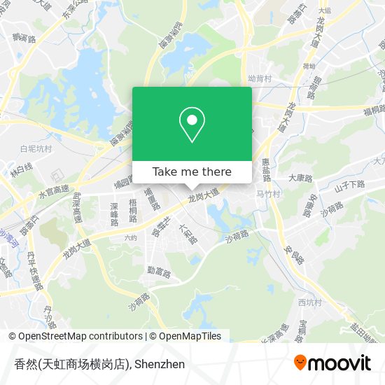 香然(天虹商场横岗店) map