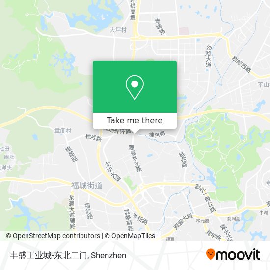 丰盛工业城-东北二门 map