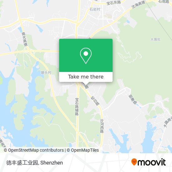 德丰盛工业园 map
