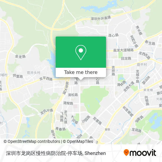 深圳市龙岗区慢性病防治院-停车场 map