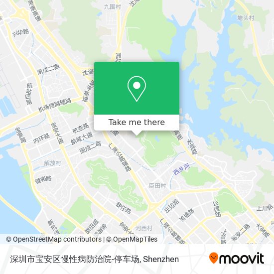 深圳市宝安区慢性病防治院-停车场 map