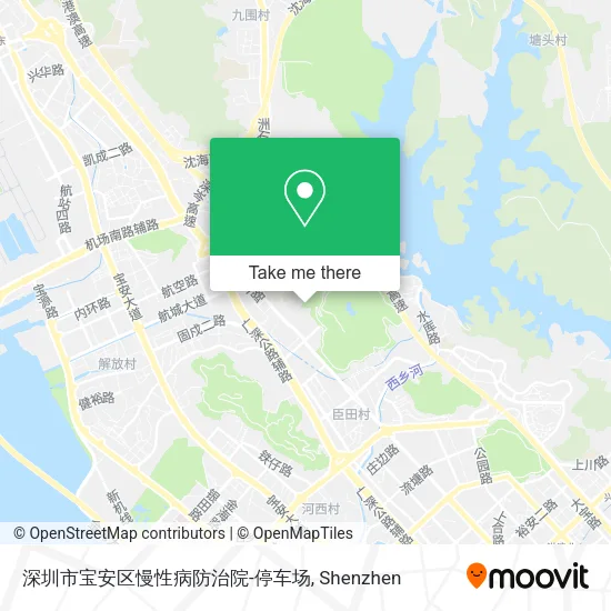 深圳市宝安区慢性病防治院-停车场 map