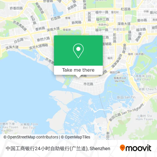 中国工商银行24小时自助银行(广兰道) map