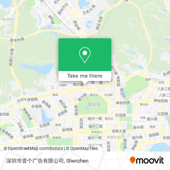 深圳市壹个广告有限公司 map