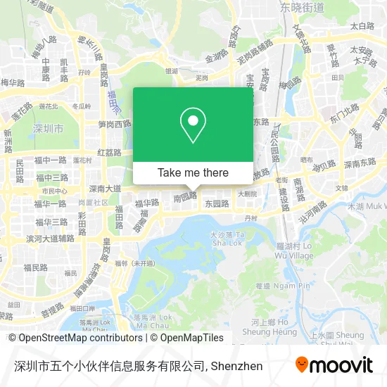深圳市五个小伙伴信息服务有限公司 map