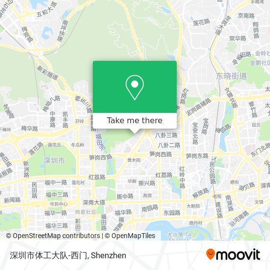 深圳市体工大队-西门 map