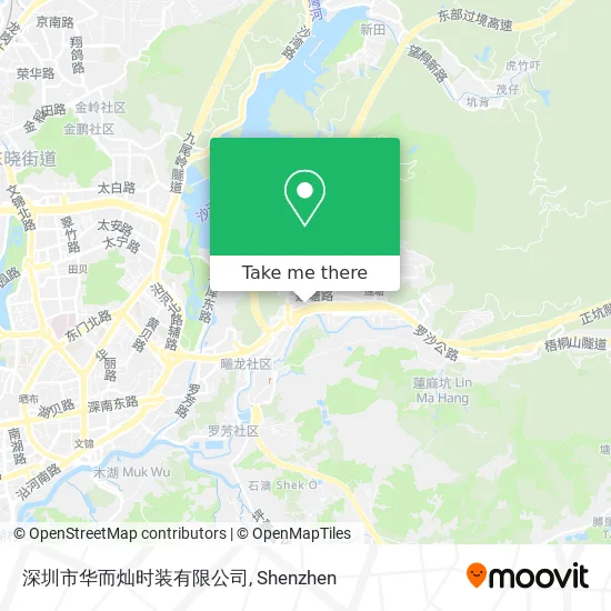 深圳市华而灿时装有限公司 map