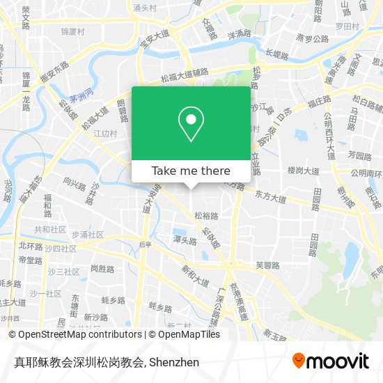 真耶稣教会深圳松岗教会 map