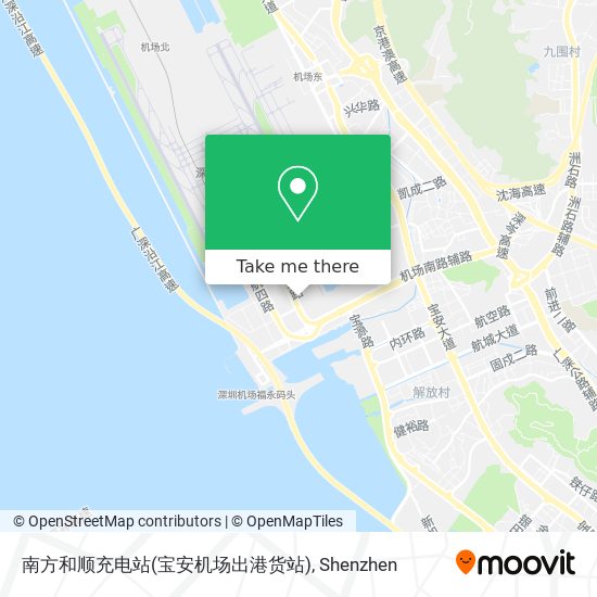 南方和顺充电站(宝安机场出港货站) map