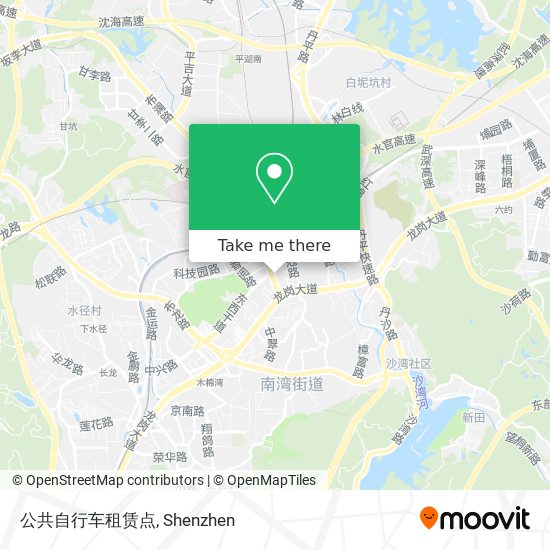 公共自行车租赁点 map