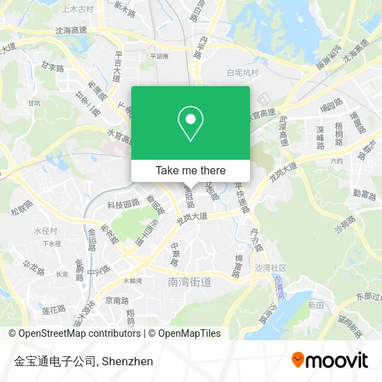 金宝通电子公司 map