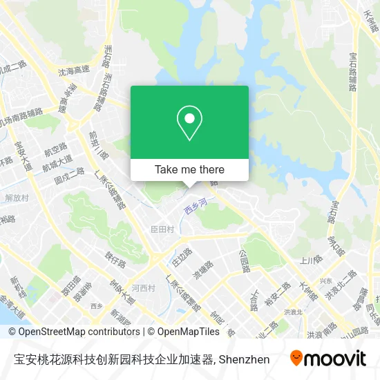 宝安桃花源科技创新园科技企业加速器 map