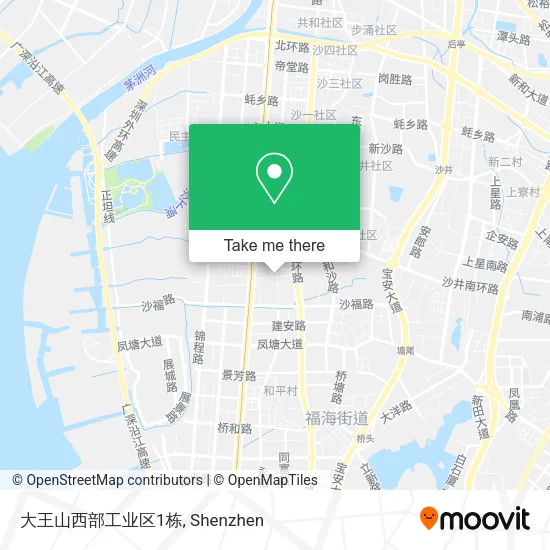 大王山西部工业区1栋 map